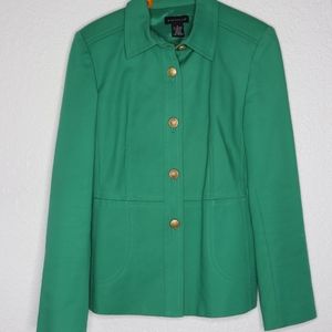 Rafaella Women's Blazer Jacket Size 8 Green Top